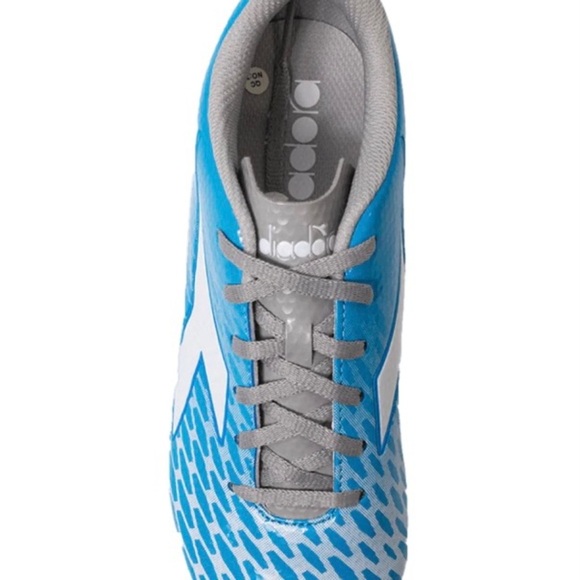 Diadora Soccer Cleats men’s 6.5 women’s 8 great condition grass or turf blue - Picture 3 of 15
